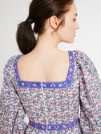 Carmen Dress in Bluebell