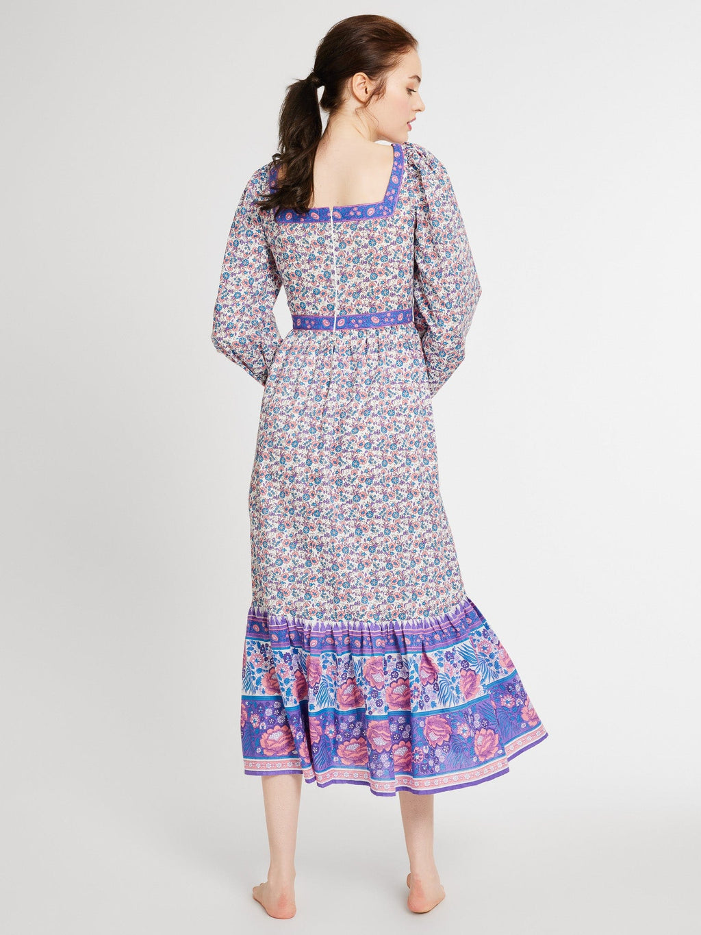 Carmen Dress in Bluebell
