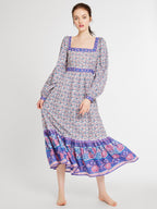 Carmen Dress in Bluebell