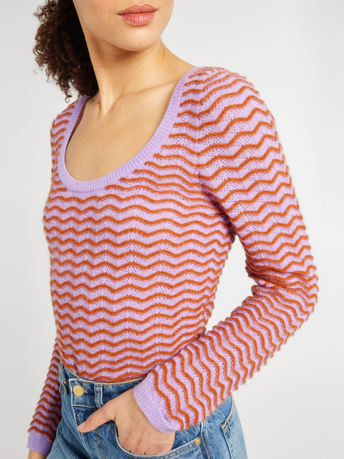 Pullover in Lavender Cocoa