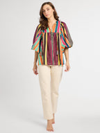 Charlie Top in Ibiza Stripe