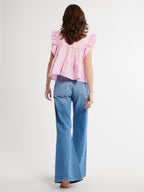 Top in Bubblegum Stripe