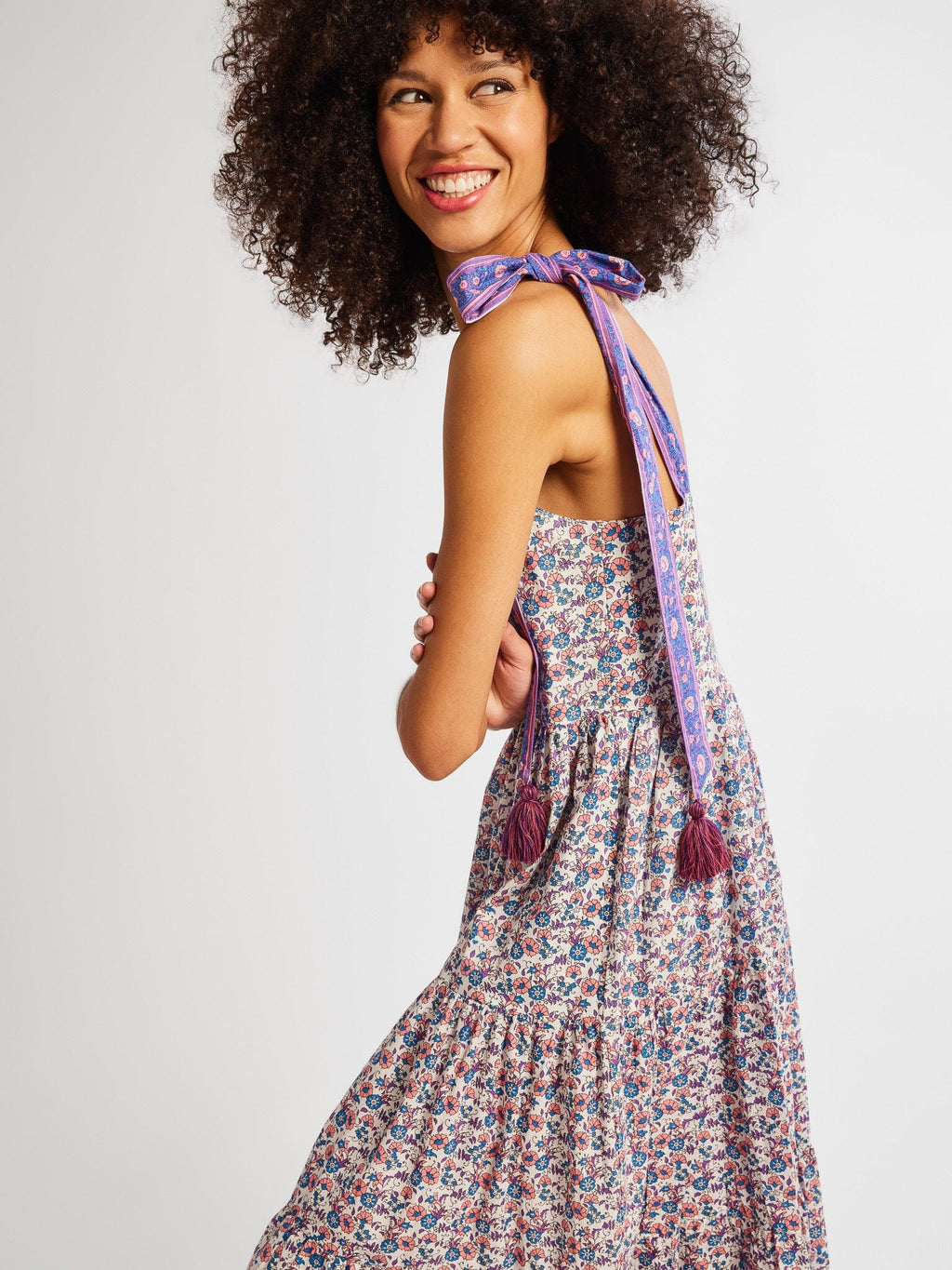 Daphne Dress in Bluebell