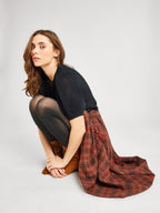 Françoise Skirt in Fireside Plaid