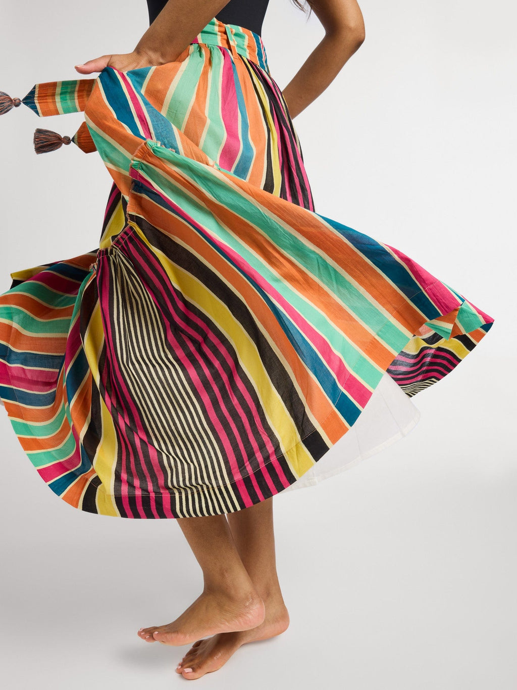 Françoise Skirt in Ibiza Stripe