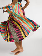 Françoise Skirt in Ibiza Stripe
