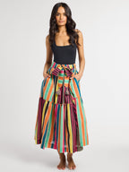 Françoise Skirt in Ibiza Stripe
