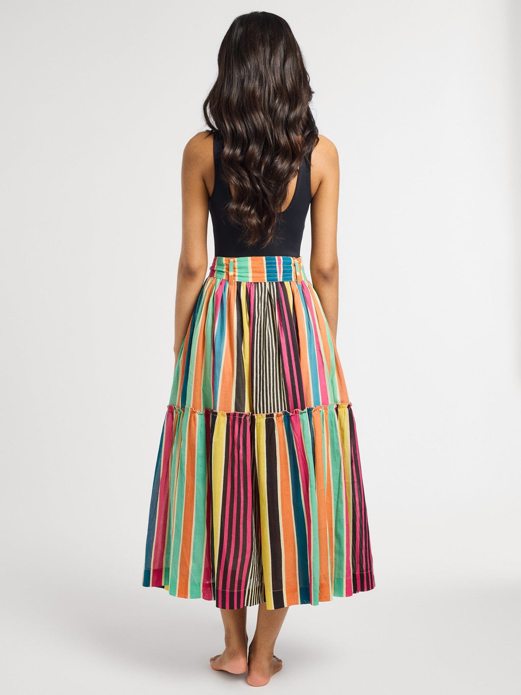 Françoise Skirt in Ibiza Stripe