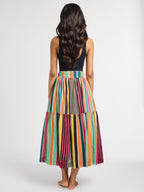 Françoise Skirt in Ibiza Stripe