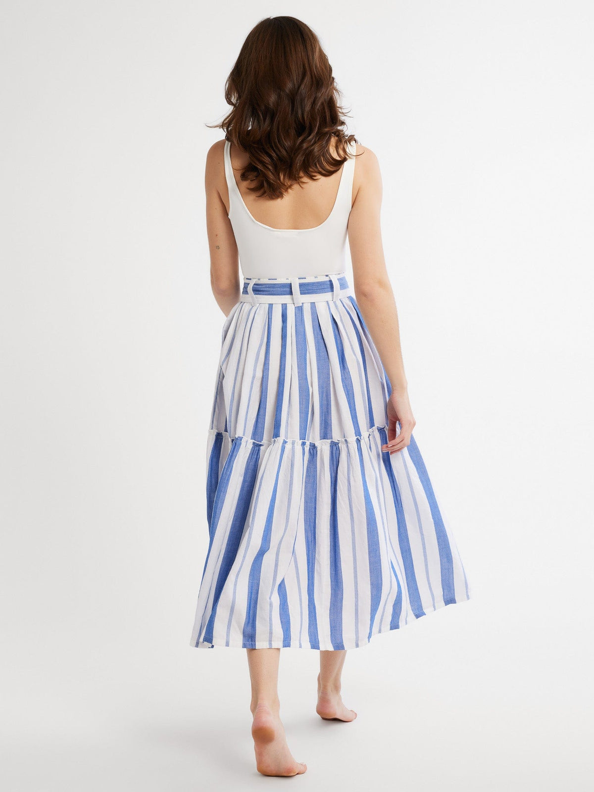 Françoise Skirt in Nantucket Stripe