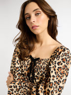Gabriette Dress in Cheetah