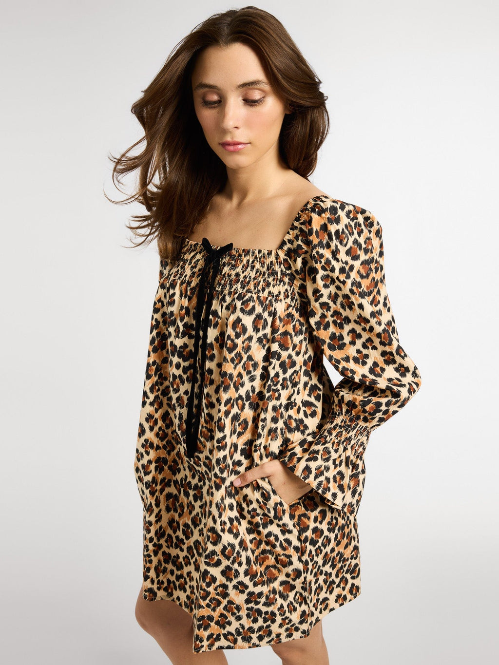 Gabriette Dress in Cheetah