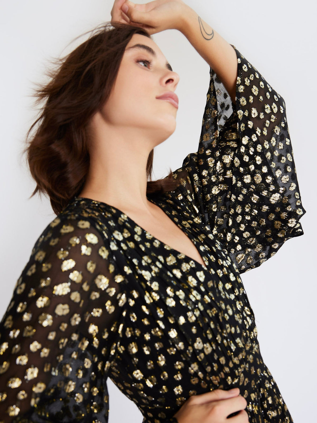 Dress in Gold Dust