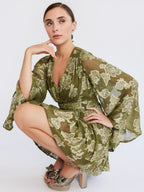 Dress in Gold Leaf