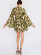 Dress in Gold Leaf