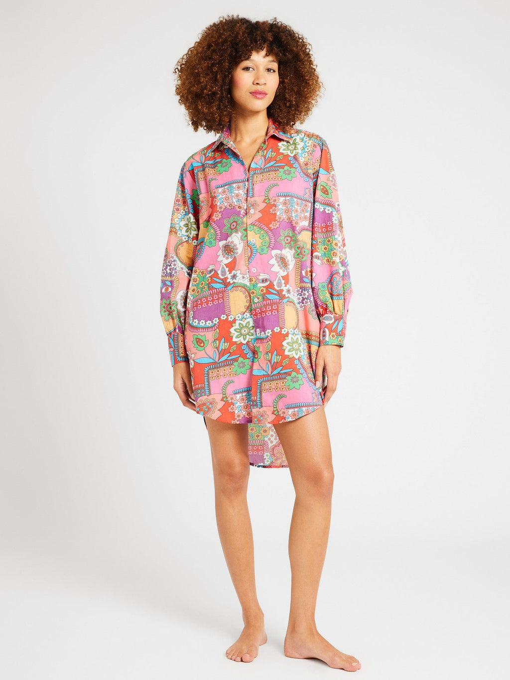 Holly Mini Dress in Shangri-La