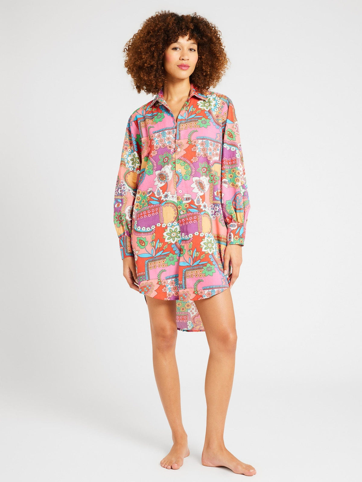 Holly Mini Dress in Shangri-La