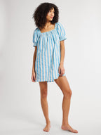 Jane Dress in Atoll Stripe