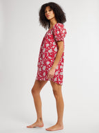 Jane Dress in Red Zinnia