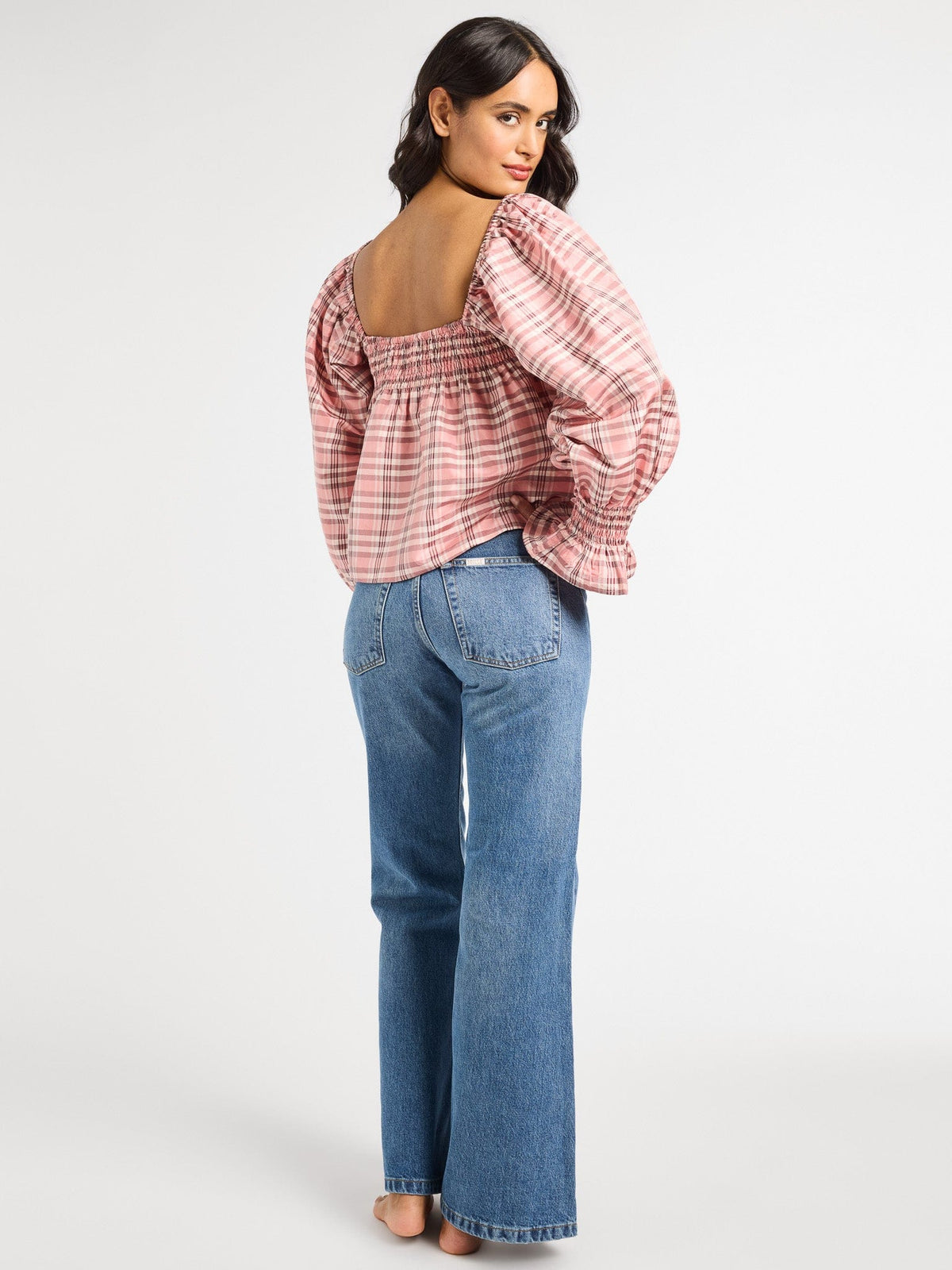 Jesse Top in Sugarplum Plaid