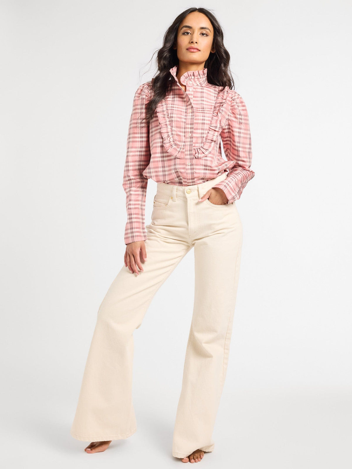 Jolie Top in Sugarplum Plaid