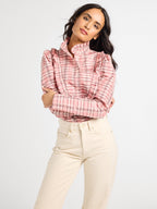 Jolie Top in Sugarplum Plaid