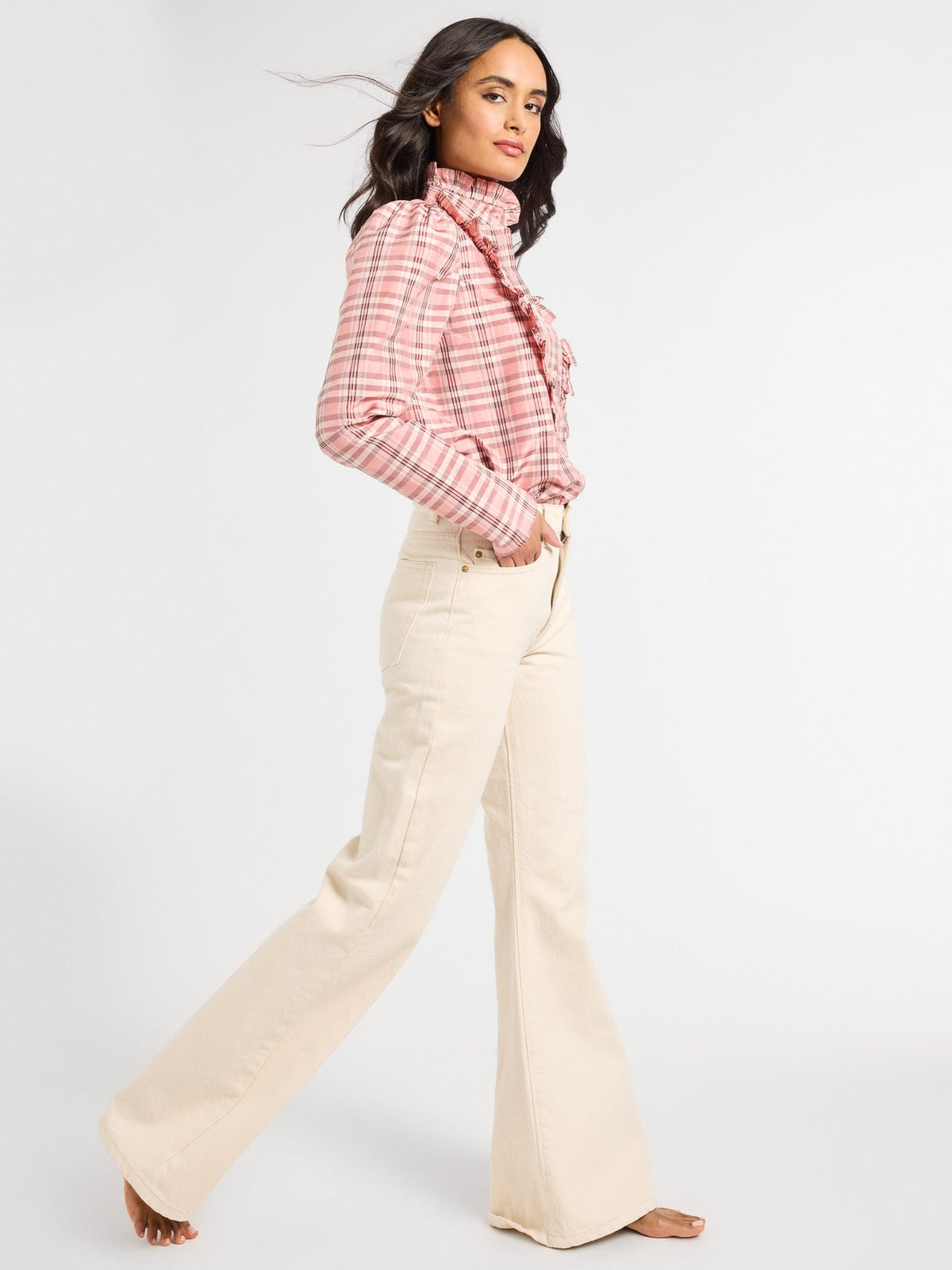 Jolie Top in Sugarplum Plaid