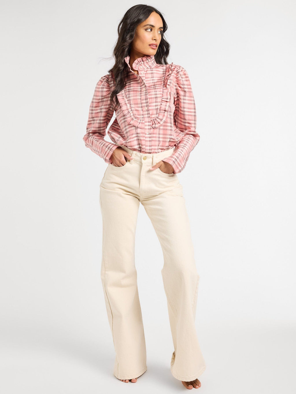 Jolie Top in Sugarplum Plaid
