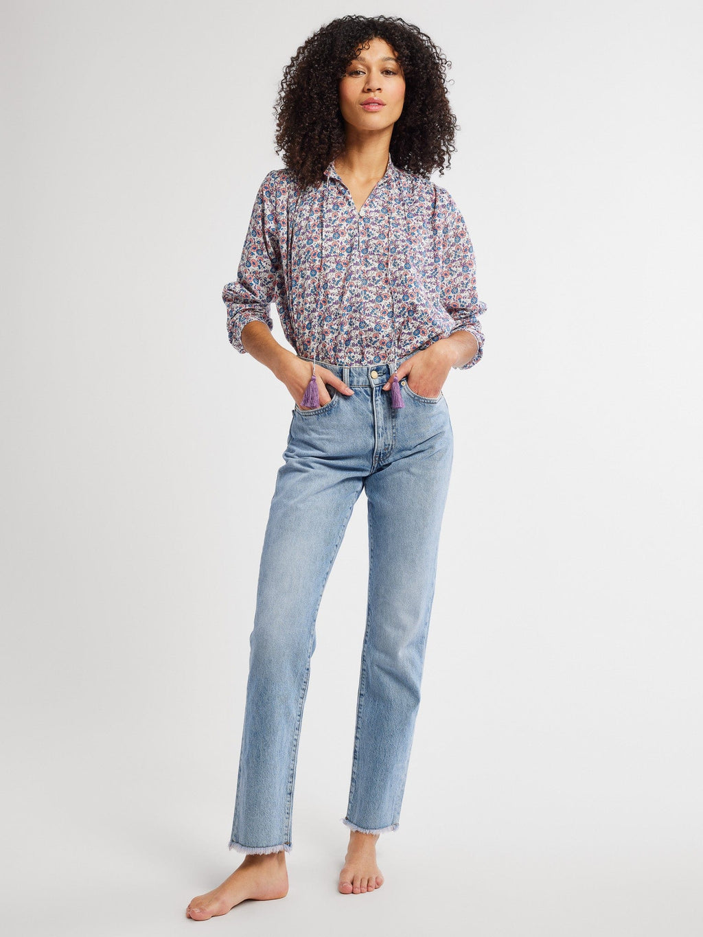 Joni Top in Bluebell