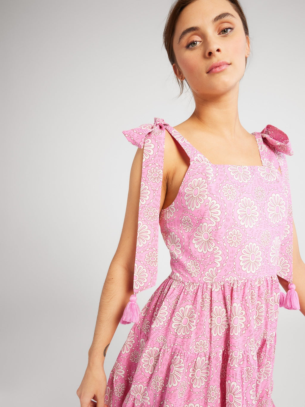 Dress in Pink Daisy