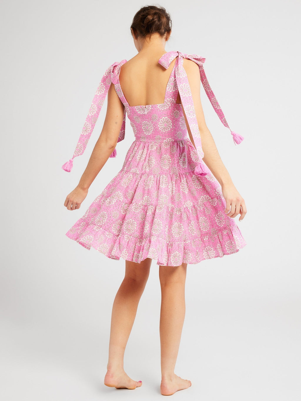 Dress in Pink Daisy