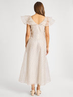 Lucie Dress in Organza Dot