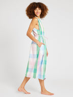Marilyn Dress in Pastel Plaid