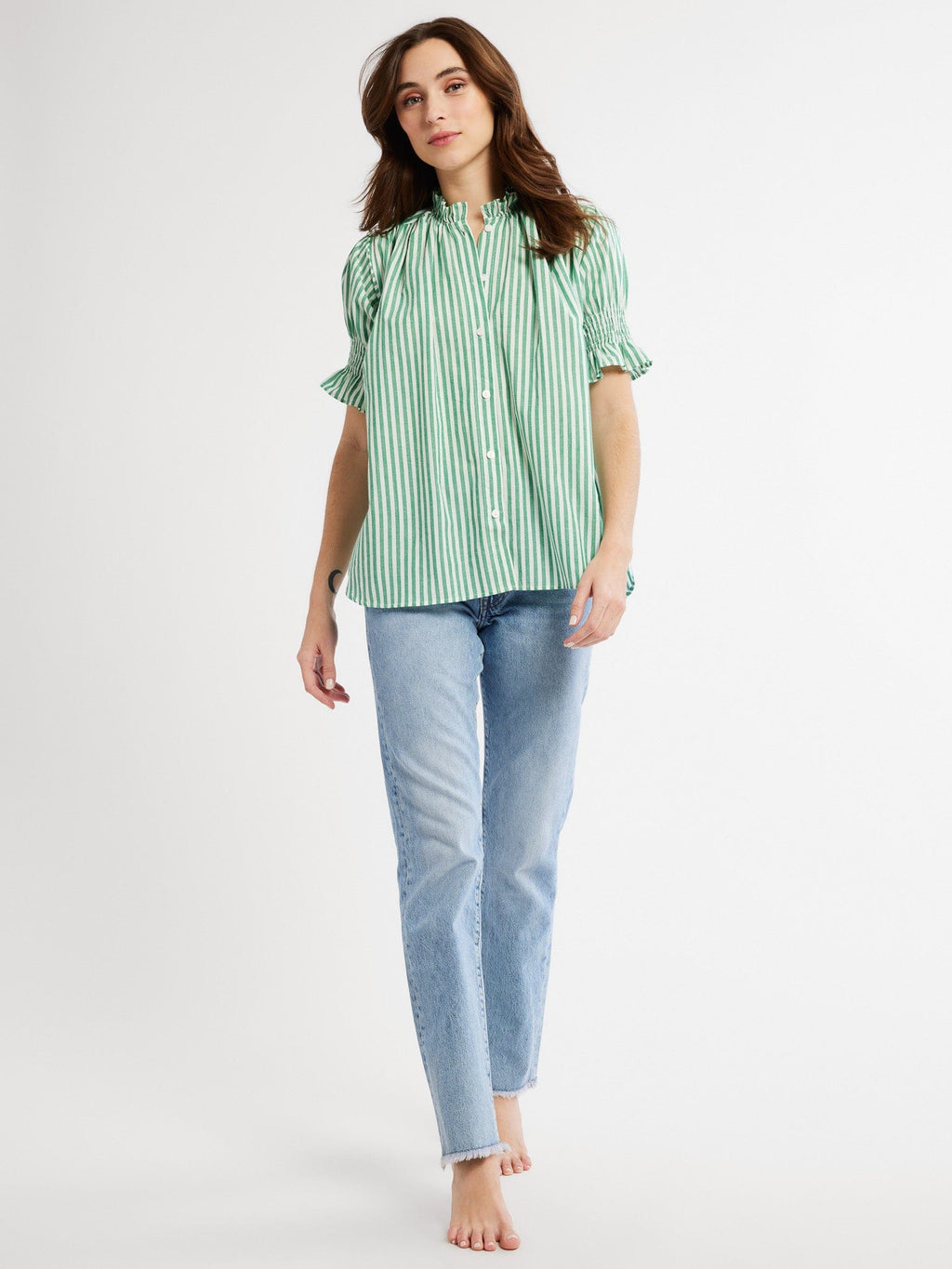 Top in Kelly Stripe
