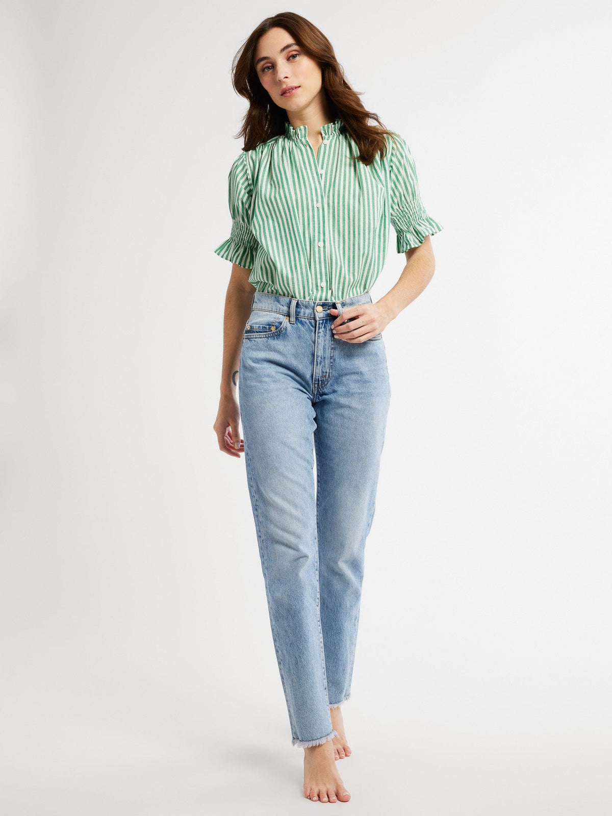 Top in Kelly Stripe