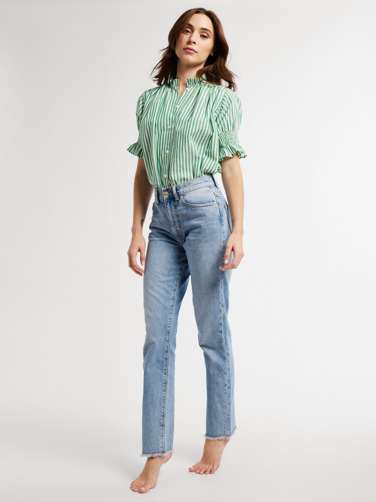 Top in Kelly Stripe