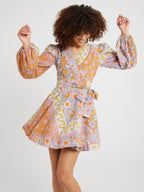 Nan Wrap Dress in Palace