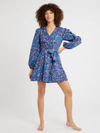 Nan Wrap Dress in Twilight