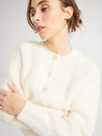 Priscilla Cardigan in White