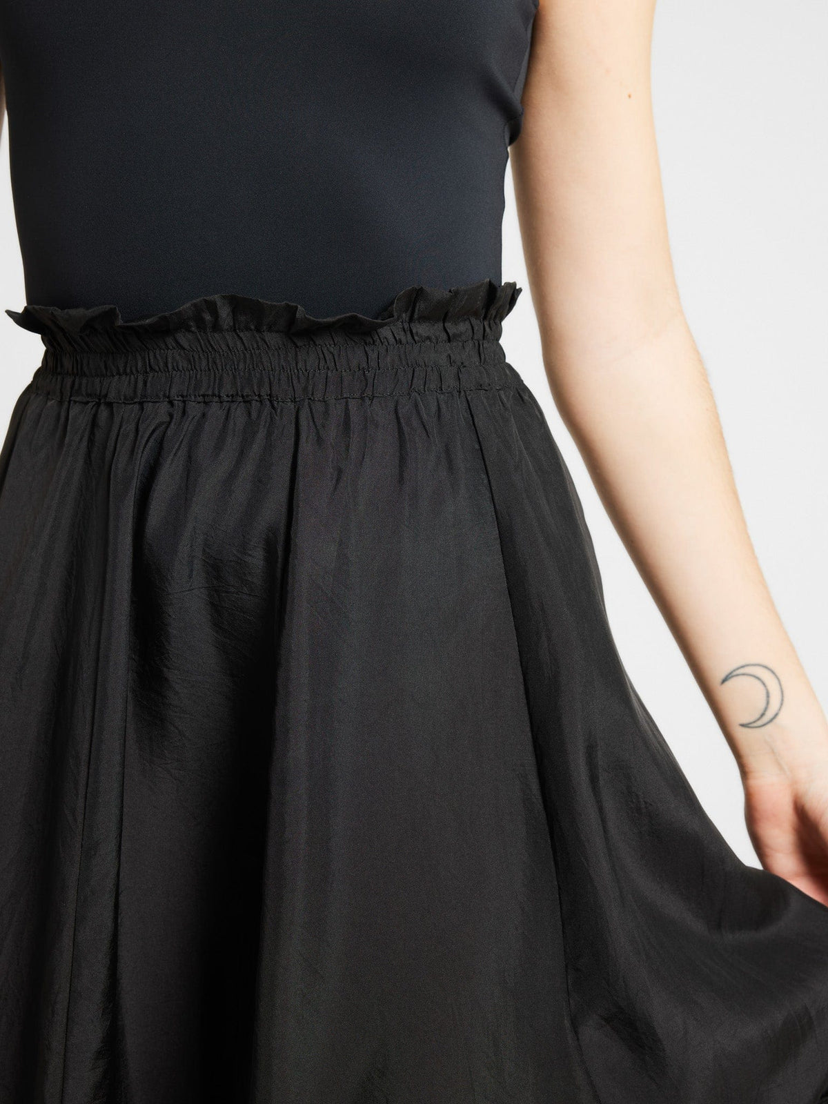 Skirt in Black Silk
