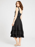 Skirt in Black Silk