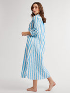 Sadie Caftan in Atoll Stripe
