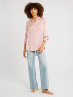 Sofia Top in Pink Jacquard
