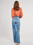 Sofia Top in Terracotta Dot