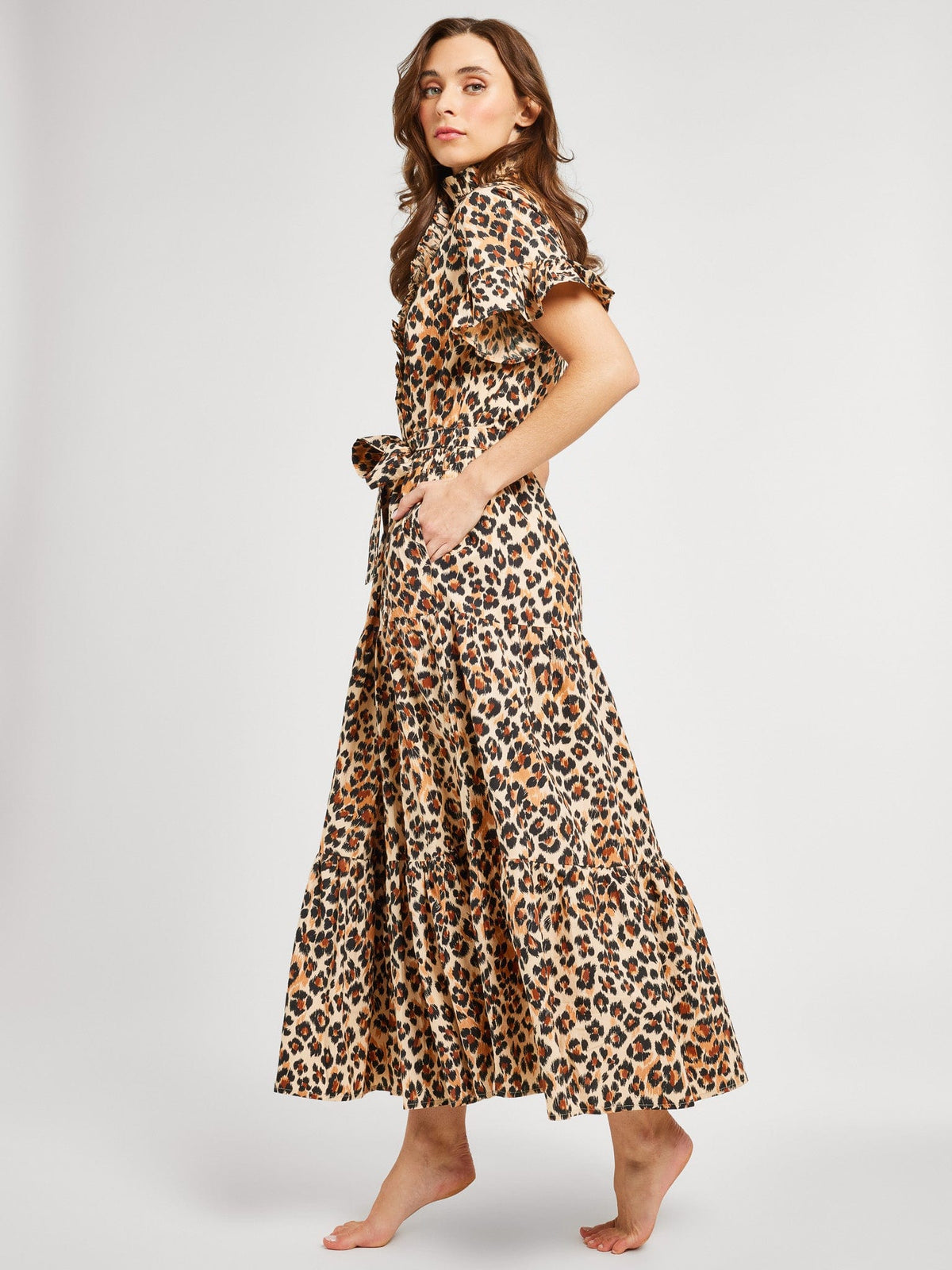 Victoria Dress in Cheetah